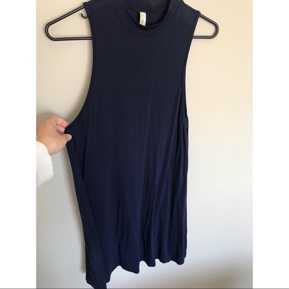 Navy Flowy Dress - Picture 2 of 3